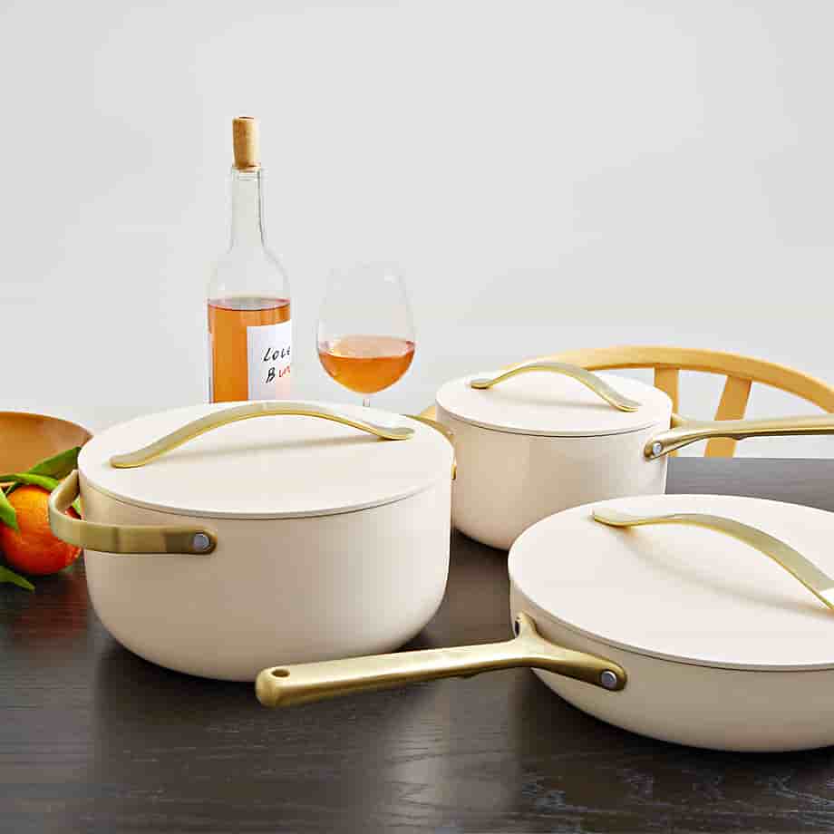 Mega Deals Home Cream Supper Non-Stick Ceramic Dutch Oven