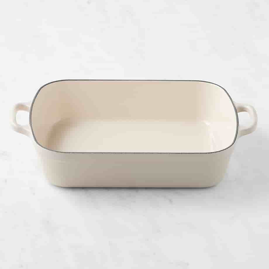 Enameled Cast Iron Rectangular Roasting Pan Set Of 3