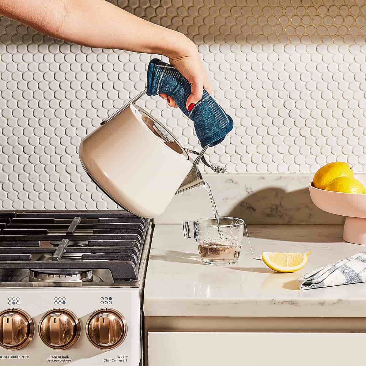 Premium Multi-colored Stovetop Whistling Tea Kettle